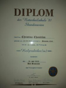 eksamensbevis heilpraktiker