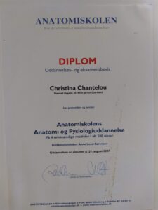 uddannelsesbevis anatomi og fysiologi